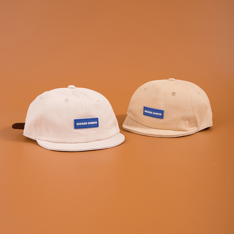 Mũ lưỡi trai bóng chày vành nhỏ thêu chữ phong cách hip hop Nhật Bản thời trang thường ngày xuân hè dễ phối đồ