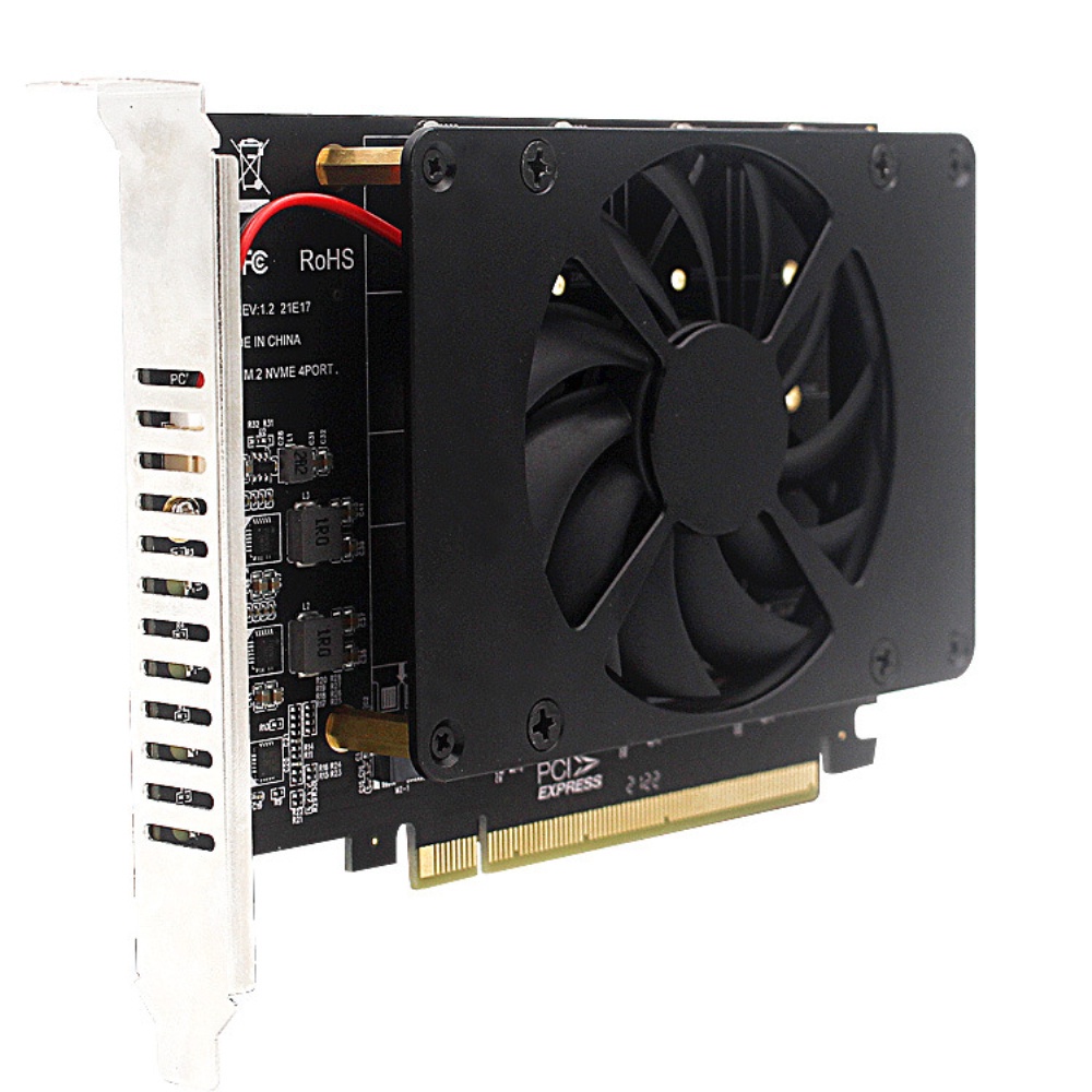 Bảng Mạch Chuyển Đổi Pci-Ex16 Nvme M.2 Mkey Ssd Raid Array Mở Rộng Thẻ Pci-E | BigBuy360 - bigbuy360.vn