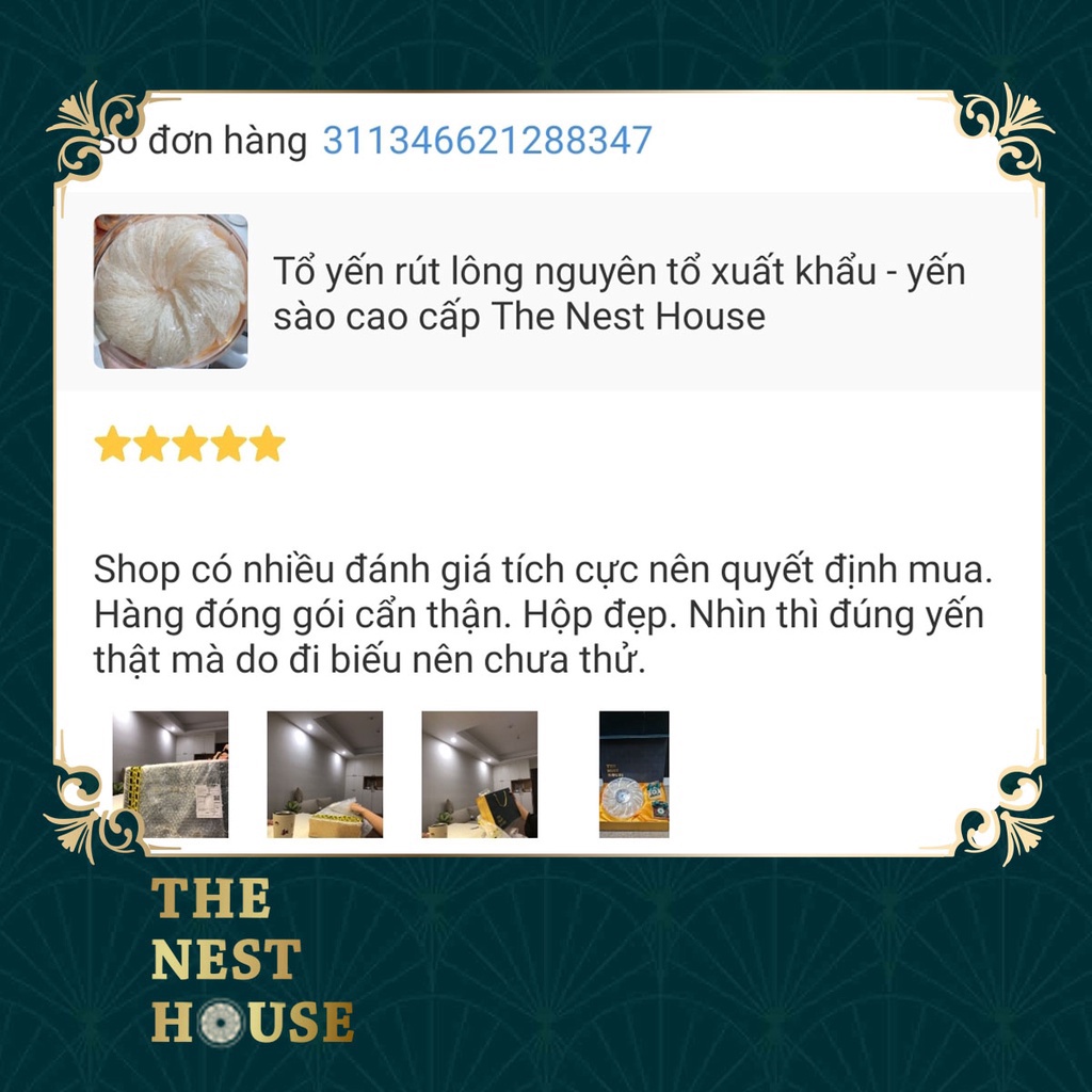 Tổ Yến Rút Lông Nguyên Tổ Xuất Khẩu - Yến Sào Cao Cấp The Nest House | BigBuy360 - bigbuy360.vn