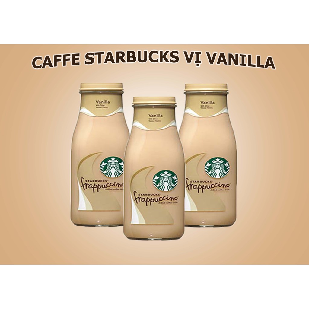 Cà phê Starbucks đóng chai 281ml 3 vị