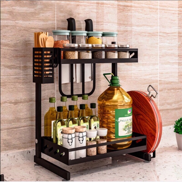 Combo 3 kệ gia vị đa năng sơn tĩnh điện công nghệ Nano