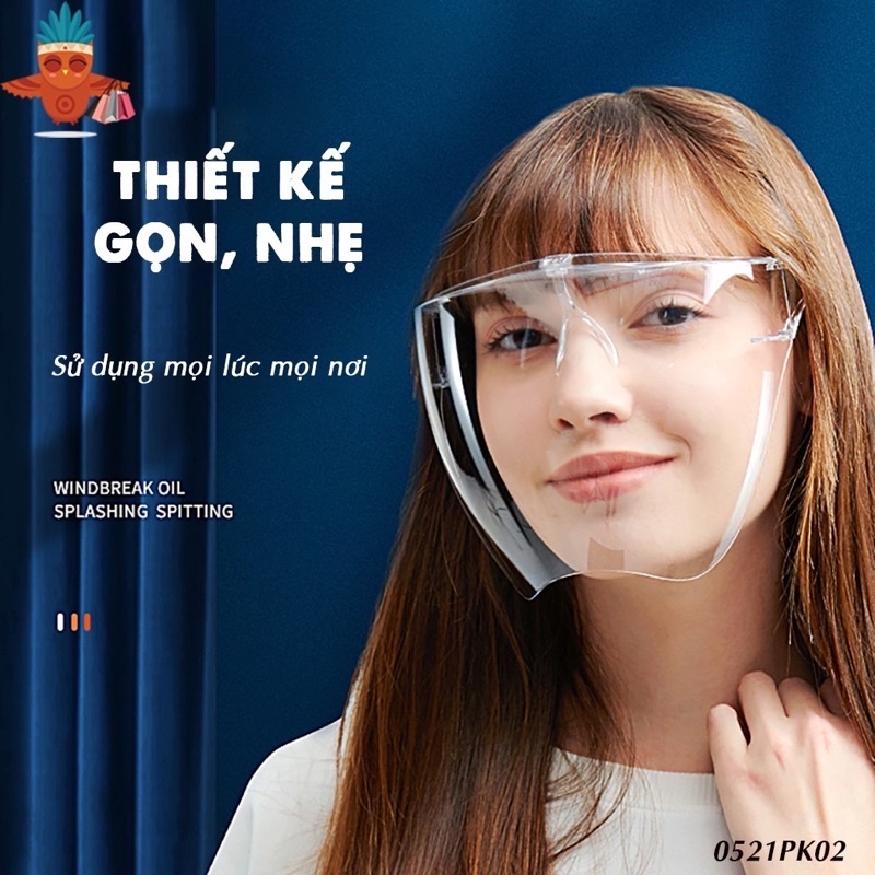 Kính chống giọt bắn kính bảo hộ trong suốt an toàn không mờ hàng chính hãng