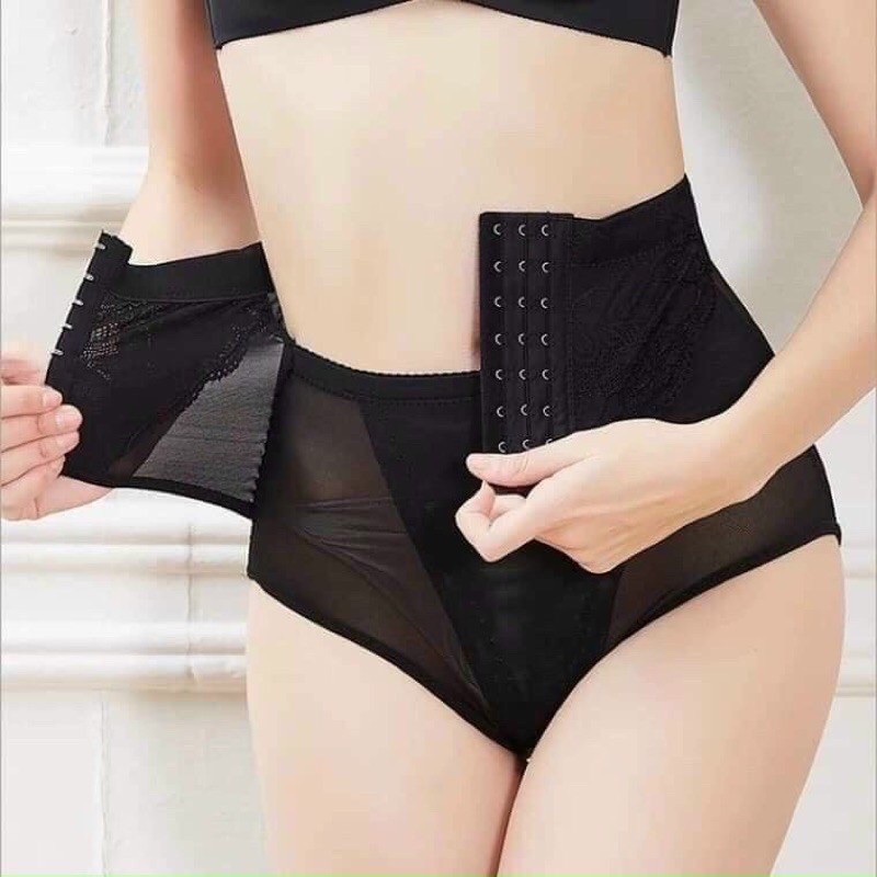 Quần gen nịt bụng - Móc cài giảm mỡ, giảm eo định hình vòng 2 cực chuẩn (tặng kèm thước dây đo) | BigBuy360 - bigbuy360.vn