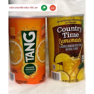 Bột Pha Nước Cam TANG Hủ 2.04kg Vs Chanh TANG 2kg33 xuất xứ Mỹ [ Date 2023 ]