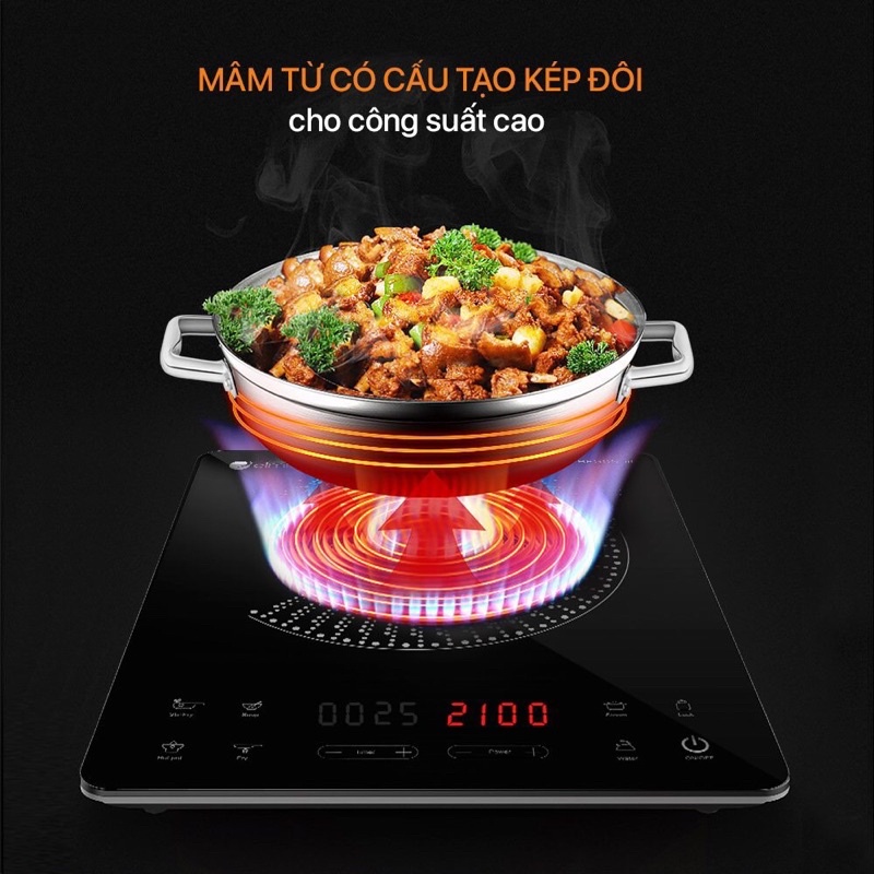 Bảo hành 24 tháng - Bếp điện từ elmich ICE -1832