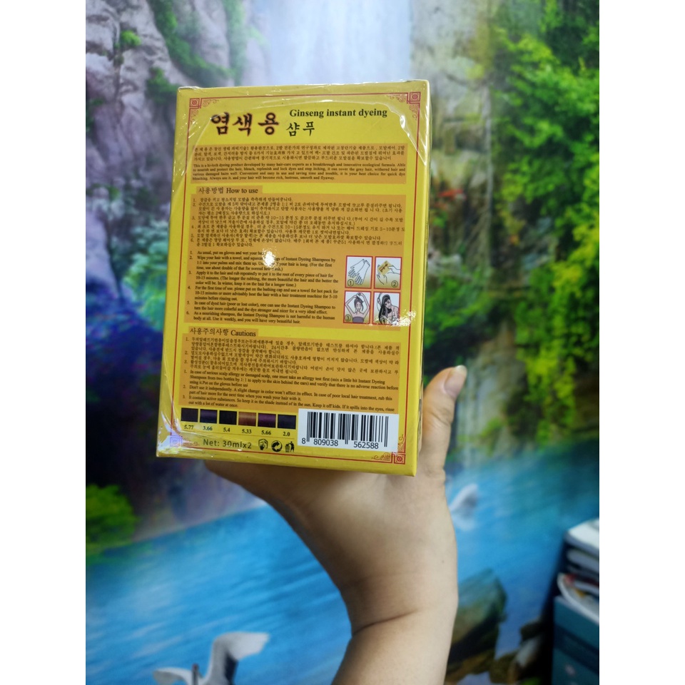 Dầu Gội Đen Tóc Thảo Dược Beauty Star Hàn Quốc