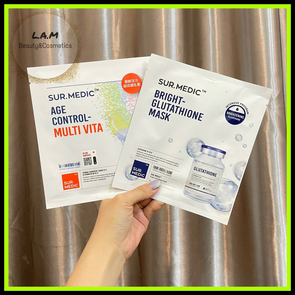 Mặt Nạ Trắng Da Sur.Medic Bright Glutathione Mask