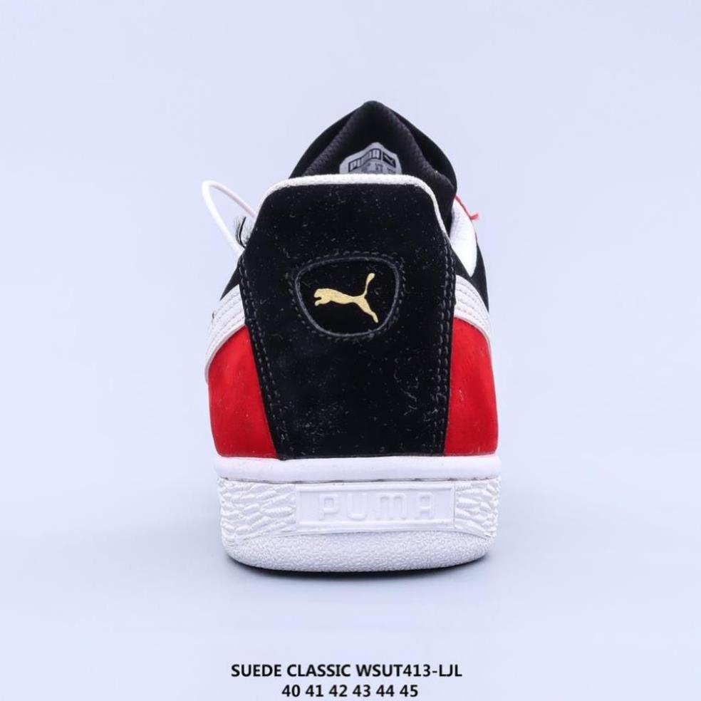Giày Puma Chất Liệu Da Lộn Cổ Điển Có Chữ Ký Cho Nam Nữ 📞 a 🐨