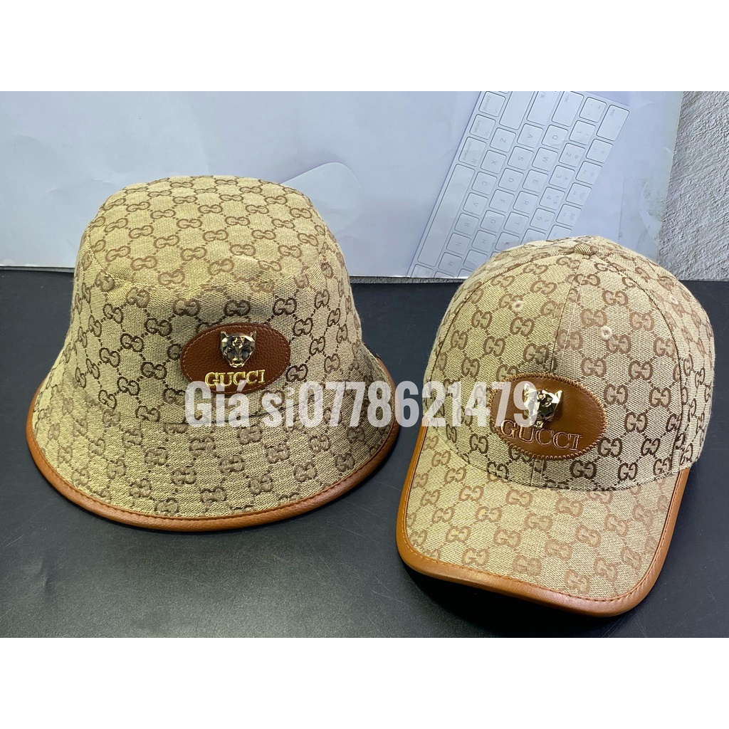 Combo 2 nón GC  sói vàng đậm chất thời trang hàn quốc