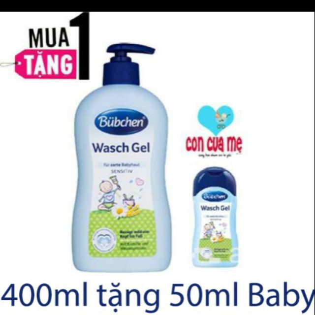 Sữa tắm gội chung Bubchen cho bé sơ sinh 400ml