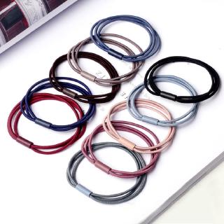 Set 30 Dây Cột Tóc Co Giãn Đơn Giản Cho Nữ
