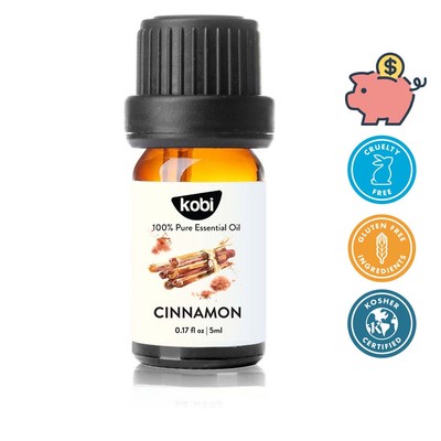 Tinh dầu Quế Kobi Cinnamon 5ml thơm phòng khử mùi tạo hương ấm dùng khuếch tán