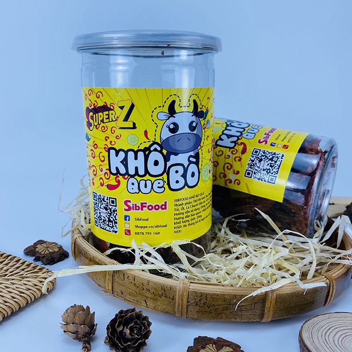 Khô bò que 200g - SibFood - SZ0201 | BigBuy360 - bigbuy360.vn