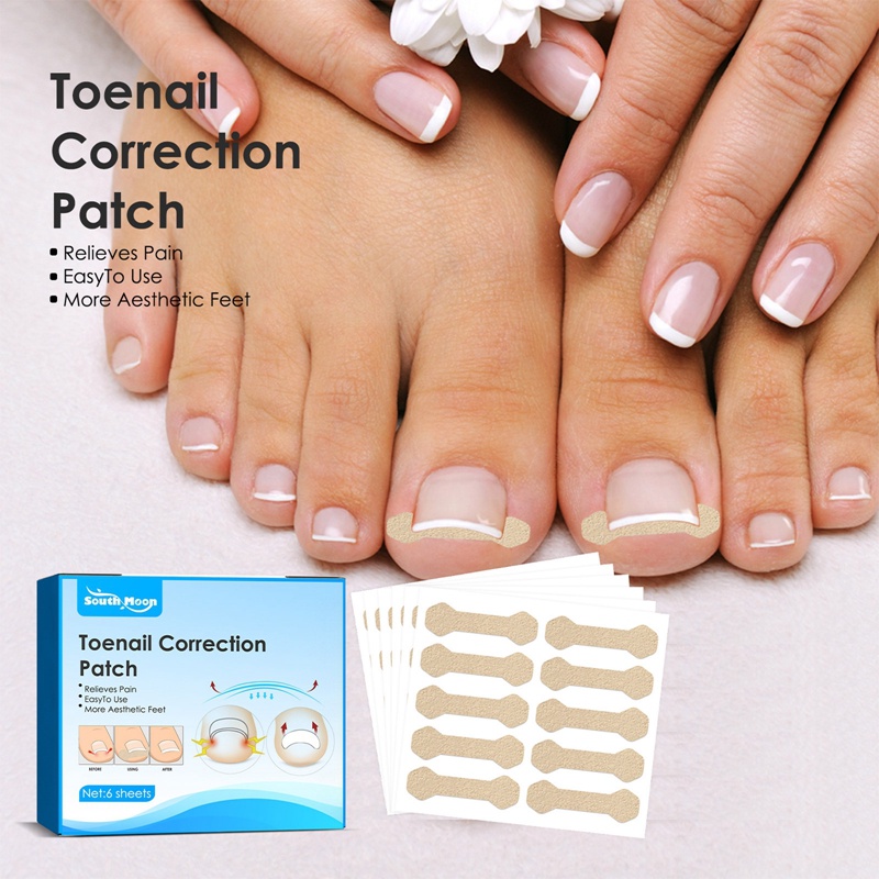 Set 60 Miếng Dán Hỗ Trợ Điều Chỉnh Móng Chân Mọc Ngược Tiện Lợi