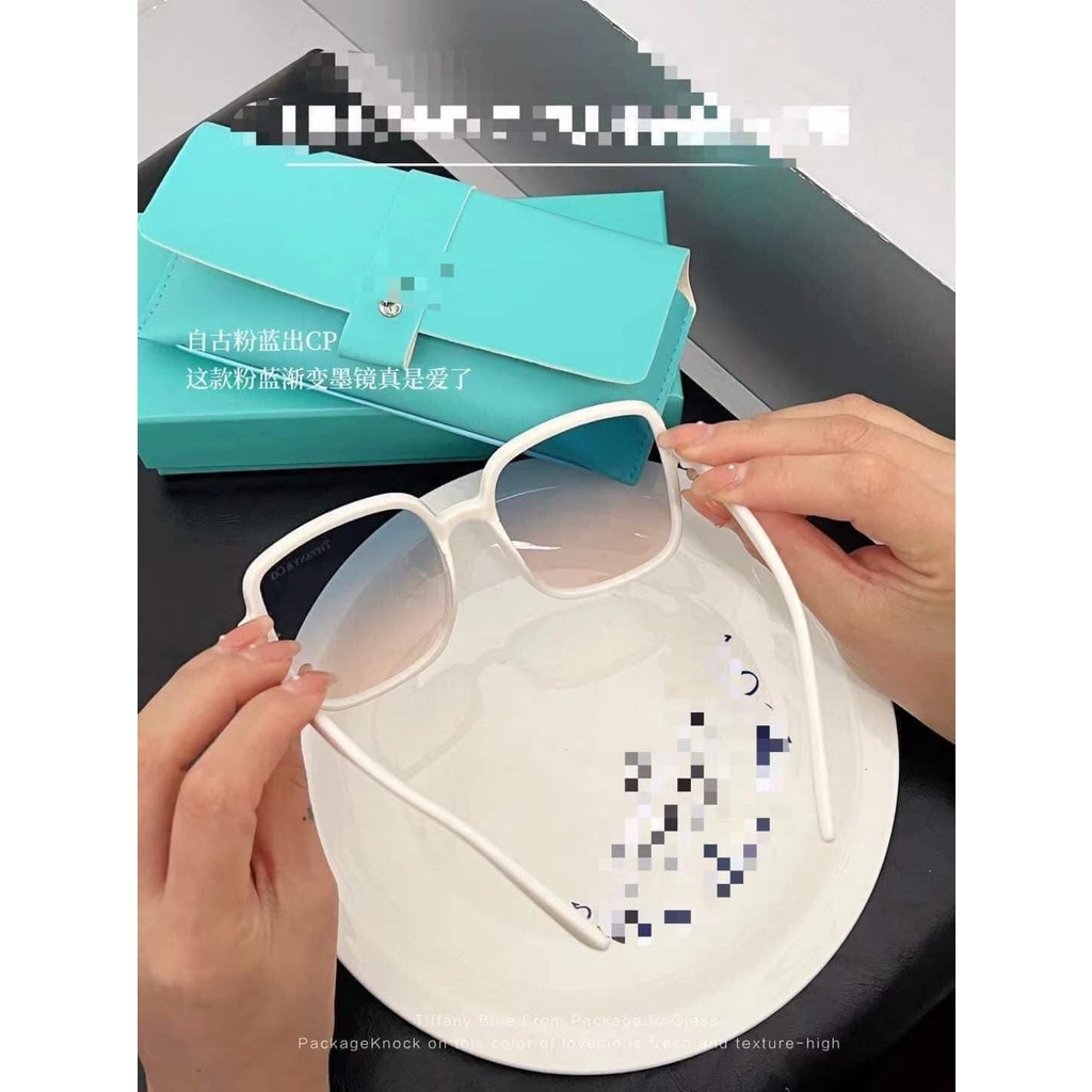Kính mắt nữ râmTi.ffa.ny full hộp đựng kính xịn gọng trắng hàng Cao cấp