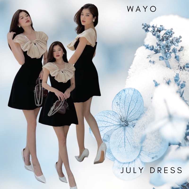 Đầm WAYO nơ ngực dạo phố dự tiệc xinh đẹp