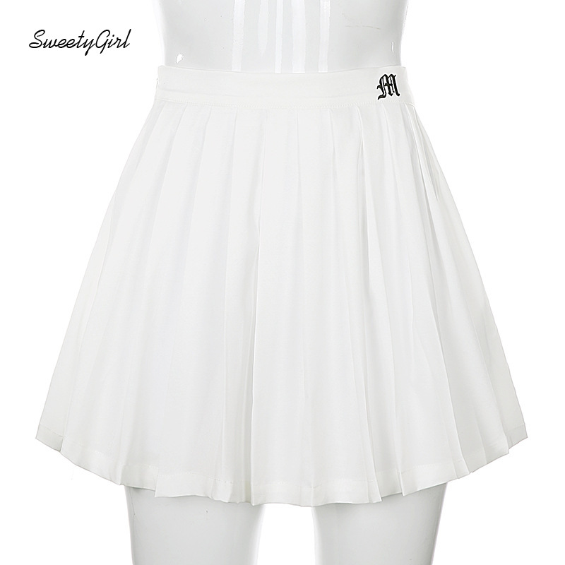 Chân Váy Lưng Cao Hoạ Tiết Thêu Thiết Kế Đơn Giản Dành Cho Phái Nữ