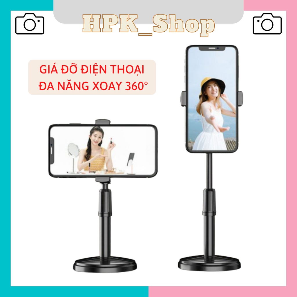 Giá Đỡ Điện Thoại Livestream - Xem Video Ổn Định Xoay 360 Độ Dùng Để Quay Phim Ghi Hình Đa Dụng | BigBuy360 - bigbuy360.vn