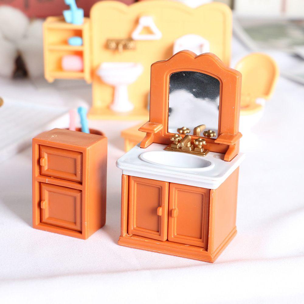 Mô Hình Chậu Rửa Mặt Dùng Làm Đạo Cụ Chụp Ảnh Cho Nhà Búp Bê