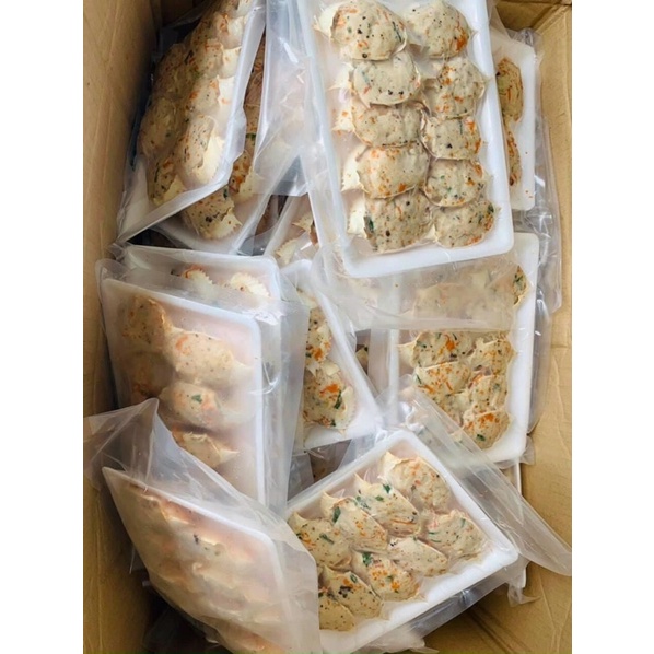 Chả mai ghẹ faci ❤️GIÁ SỈ❤️ 1 khay 10 con siêu ngon