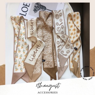 Khăn lụa quấn cổ, turban, quấn túi xách, cột tóc