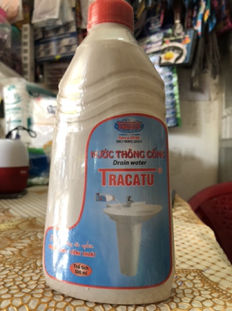 Nước thông cống tắt nghẽn TRACATU 500ml