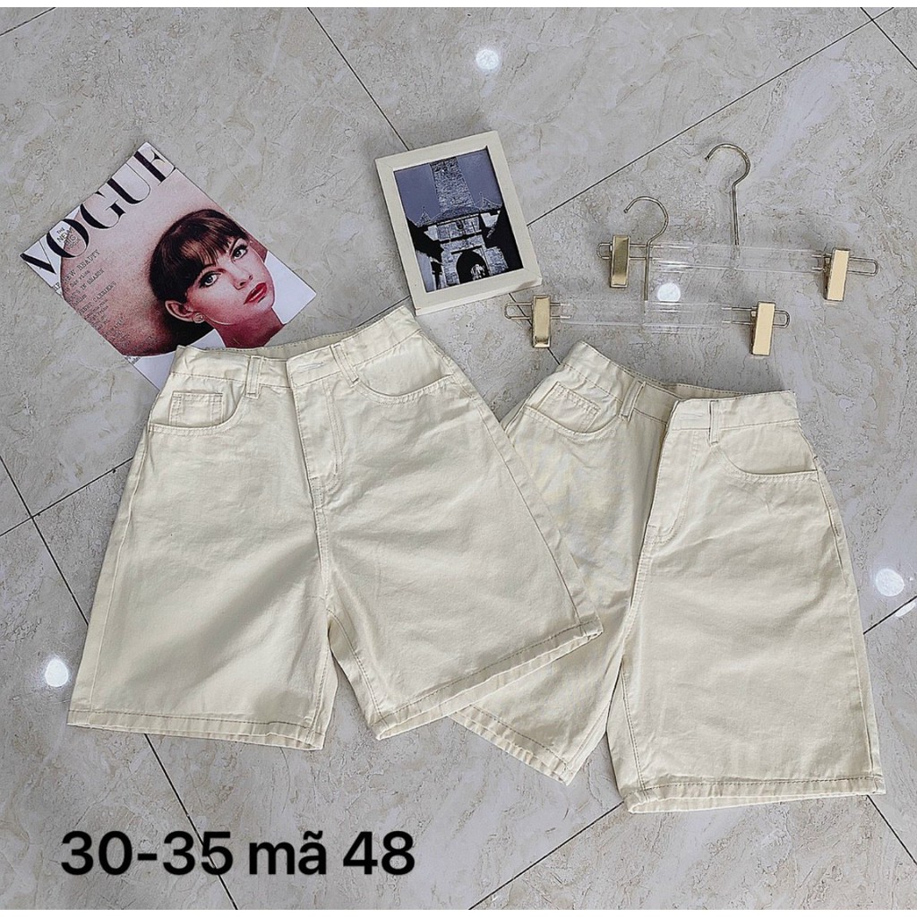 Quần Short Ngố Kaki Nữ Lưng Cao Bigsize.Hàng VNXK.#048.Thời TrangKingJean ...