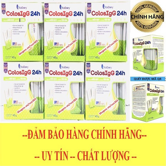 Sữa non ColosIgG 24h 45G ( 30 gói x 1.5g) [ Date mới nhất )]