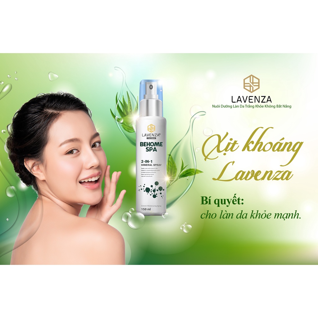 Xịt Khoáng Dưỡng Ẩm Lavenza Cấp Nước, Cấp Ẩm Cho Da Khô, Da Dầu, Da Mụn | BigBuy360 - bigbuy360.vn