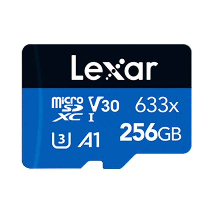 Thẻ nhớ LEXAR 256GB microSDXC U3, V30, A1 - LSDMI256BB633A