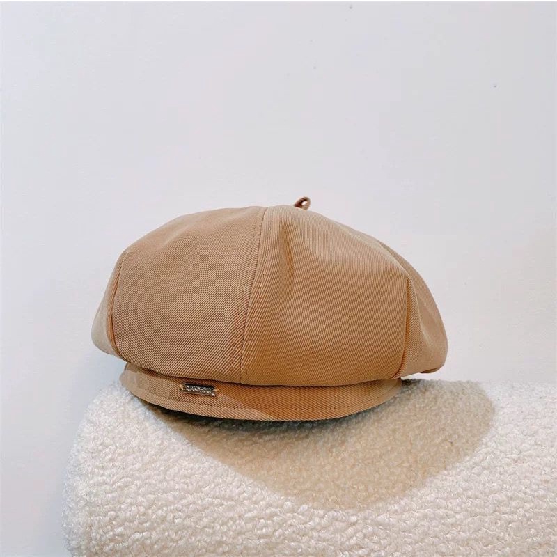 Nón Beret Phong Cách Retro Anh Quốc/Hàn Quốc Dễ Phối Đồ Thời Trang Thu Đông Cho Nữ
