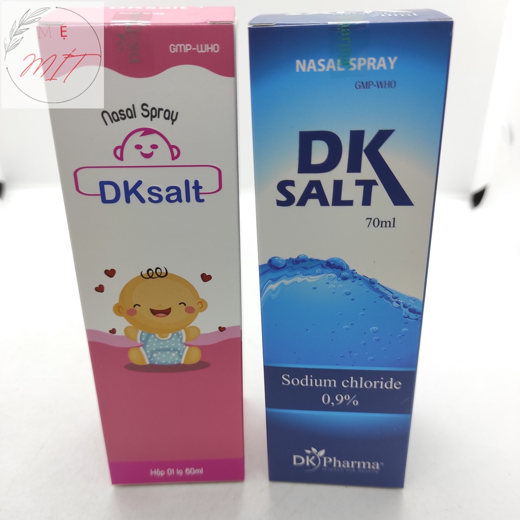 Dung Dịch Xịt Mũi DK Salt - Vệ Sinh Mũi