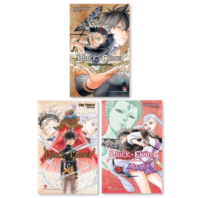 Truyện tranh- Black Clover (Set 1.2.3 tặng kèm 4 postcard)- NXB Kim Đồng