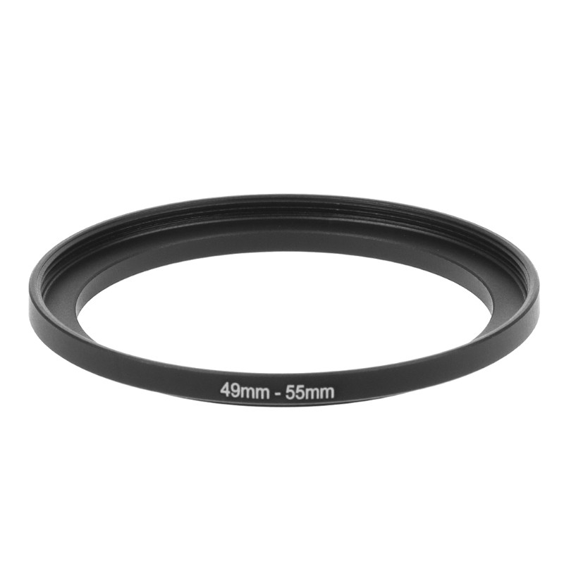 Vòng nối ống kính máy ảnh hình tròn từ 49mm đến 55mm bằng kim loại