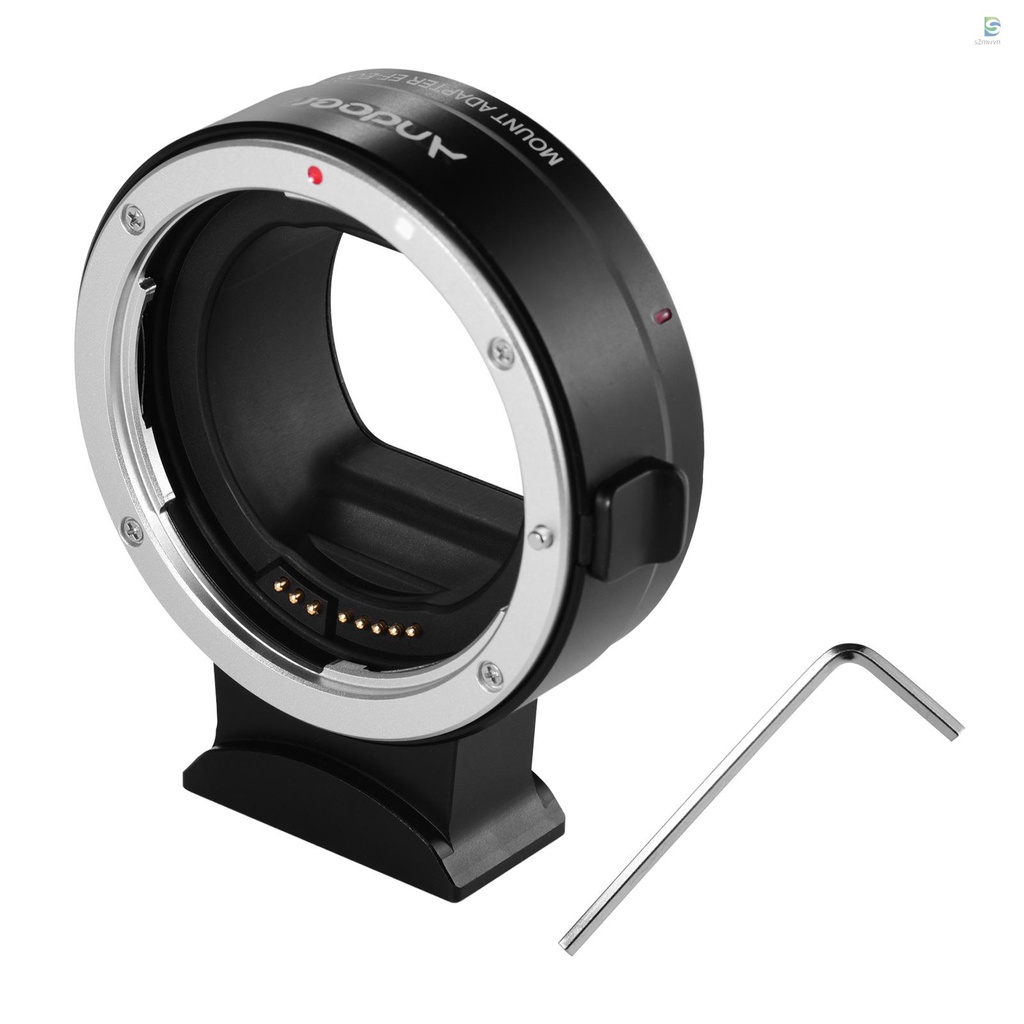 Vòng chuyển đổi ống kính Andoer EF-EOSR IS lấy nét tự động cho Canon ROS