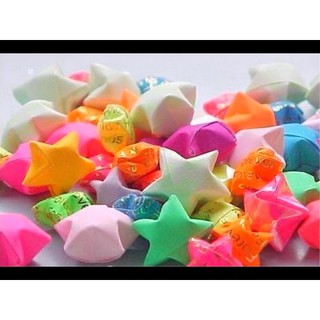 SAO GIẤY GẤP SẴN (100sao KÈM NỘI DUNG)