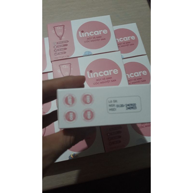 Bột tiệt trùng cốc nguyệt san date mới