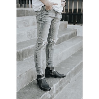 Giày Harness Boots Giày Sít Da Bò Cao Cấp