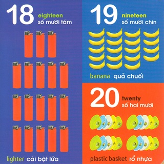 Sách - 101 First Words: Numbers - Shapes - Colours (101 Từ Đầu Tiên: Chữ Số - Hình Dạng - Màu Sắc)
