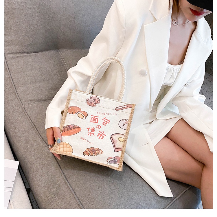 Túi cói túi tote xách mini đi biển nữ đẹp đi chơi thời trang dễ thương cute cá tính phong cách Vintage TC01