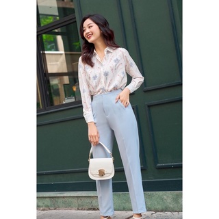 Áo Sơ Mi Lụa Trắng cho bạn nữ