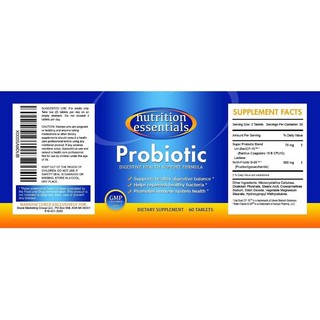 Nutrition Essentials Probiotics - 900 BILLION CFU 100v