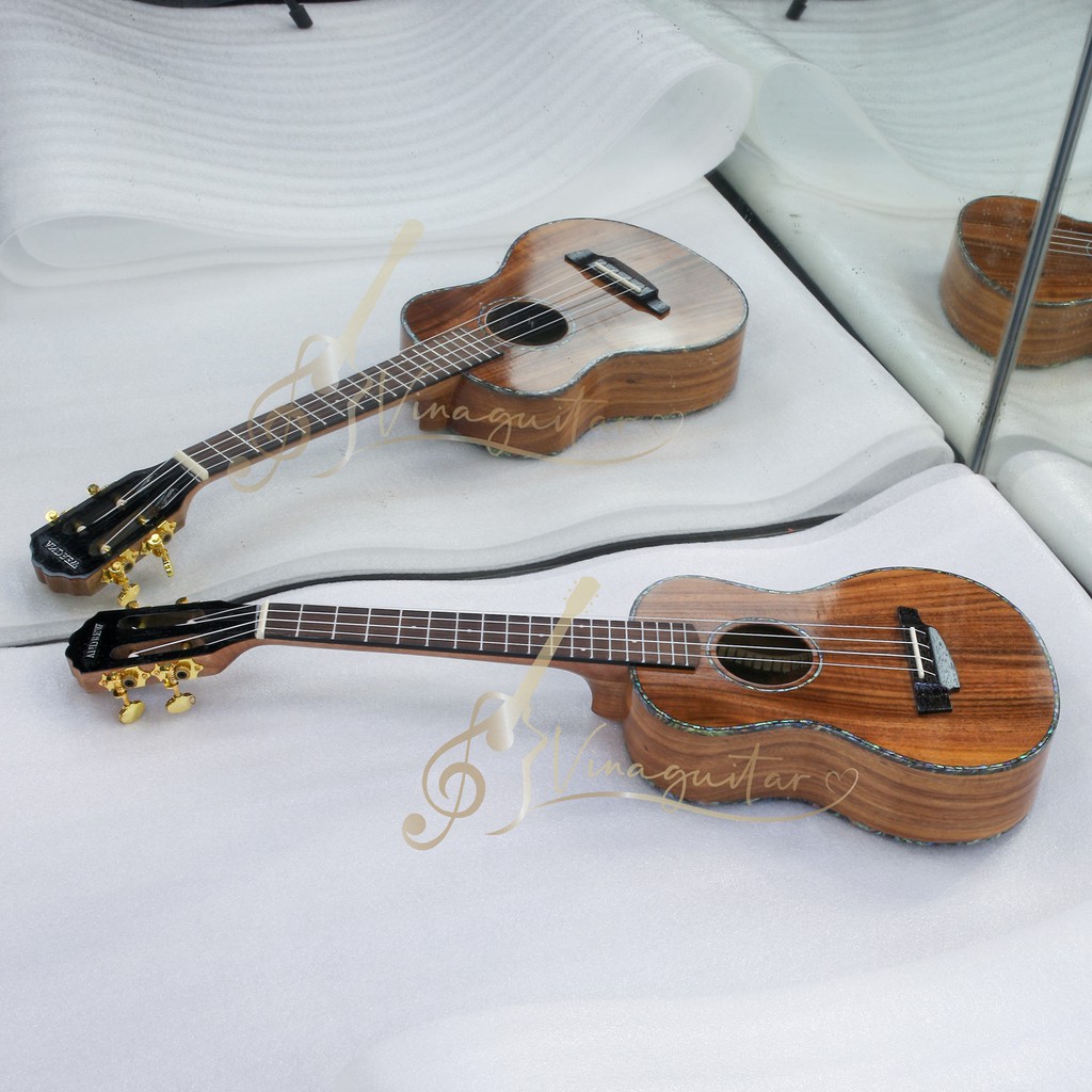 Đàn Ukulele Gỗ Thịt Koa Andrew MT89 Cỡ Tenor