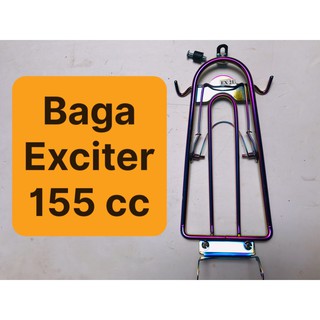 [CÓ VIDEO - HÀNG MỚI] Baga Exciter 155 cc màu titan chất liệu inox cực dày và chắc khỏe thời trang - Đèn xe Việt