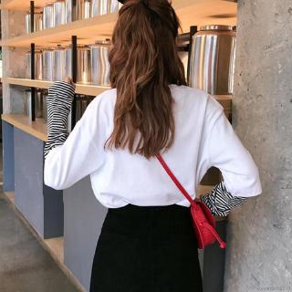 Áo Thun Tay Dài Phối Sọc