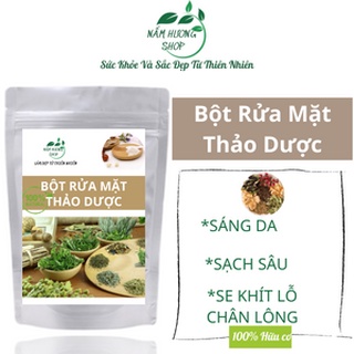 100gr bột rửa mặt thảo mộc thiên nhiên - làm sạch sâu, giảm mụn - handmade