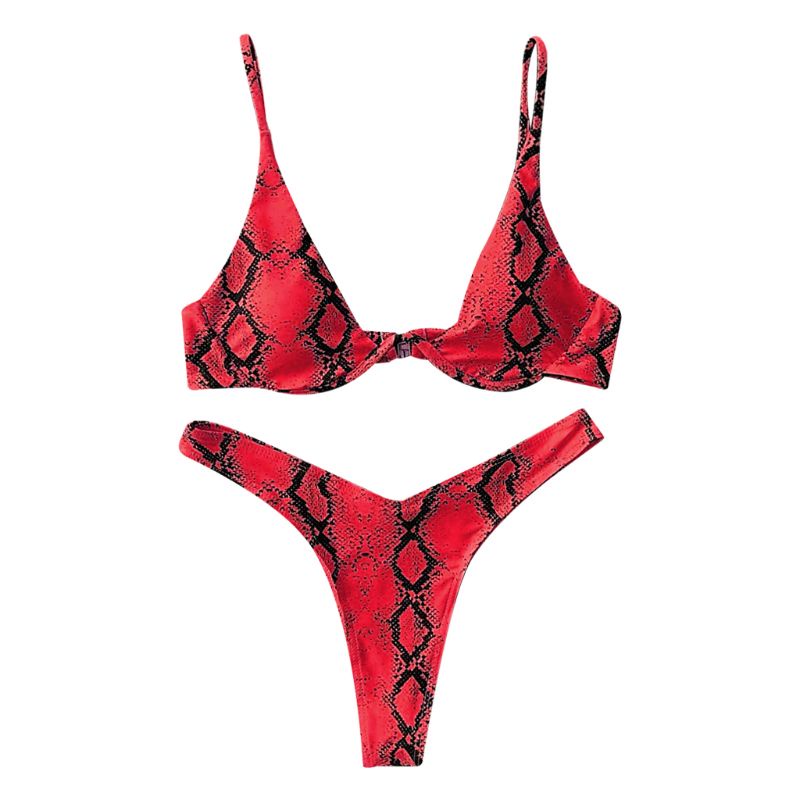 Set bikini hai mảnh họa tiết da rắn quyến rũ cho nữ
 | BigBuy360 - bigbuy360.vn