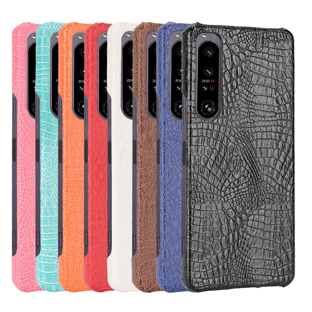 Ốp Lưng Da PU Họa Tiết Da Cá Sấu Dùng Cho Sony Xperia 1 Mark IV