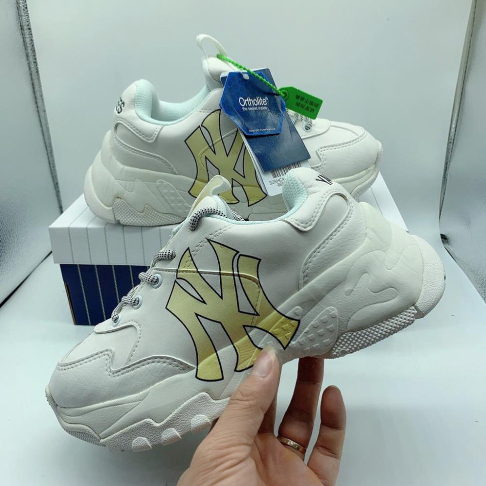 [Thanh lí xả kho] Giầy M.L.B NY VÀNG Tăng Chiều Cao.Độn Đế, Giầy Thể Thao Nam Nữ FULL B0X | BigBuy360 - bigbuy360.vn