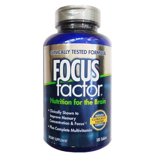 Viên uống bổ não Focus Factor Nutrition for The Brain Hộp (180 viên)